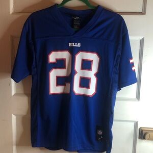 NFL Kids Blue Jersey with Red and White Accents